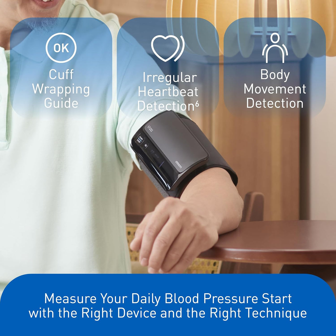 Omron HEM7600T Smart Elite+ Bluetooth Blood Pressure Monitor