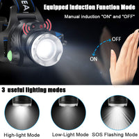 Thumbnail for Headlamp Flashlight, Rechargeable Led Head Lamp - The Shopsite