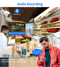 Thumbnail for POE Security Camera System 3MP