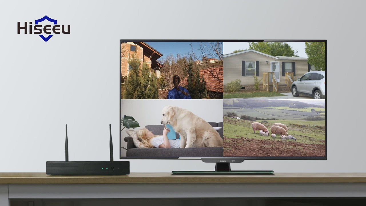 Hiseeu Wireless Security Camera System