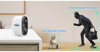Thumbnail for Security camera with white light trigger alarm