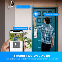 Thumbnail for WiFi Security Camera 1080P Home Security Surveillance Outdoor Waterproof + 32Gb Sd card