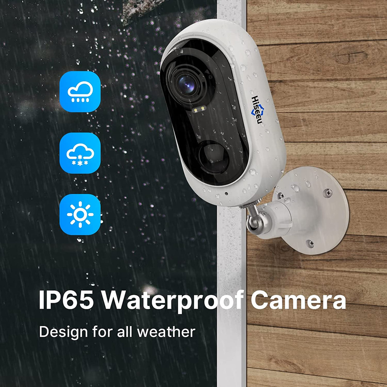 WiFi Security Camera 1080P Home Security Surveillance Outdoor Waterproof + 32Gb Sd card
