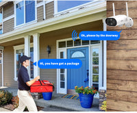 Thumbnail for Home Security Camera Rechargeable Outdoor Waterproof Security Camera + 32GB Sd Card