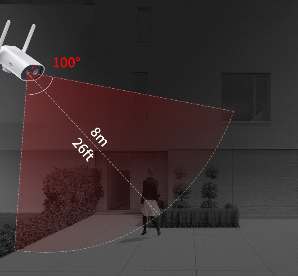 Solar charging security camera