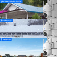 Thumbnail for Security camera mounted with bracket and screws