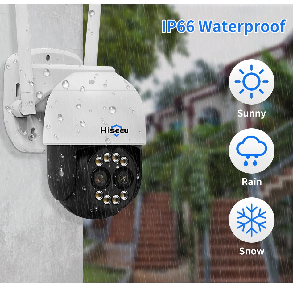 Security camera with mounting kit