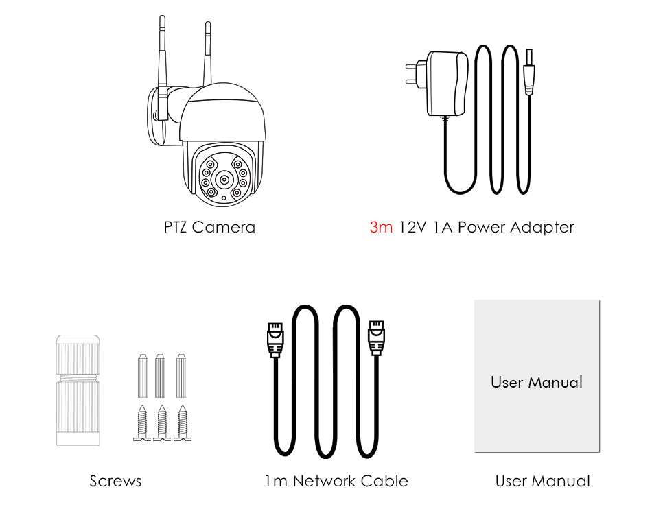 Outdoor Security Camera Wireless Security Camera with 32Gb Sd Card - The Shopsite