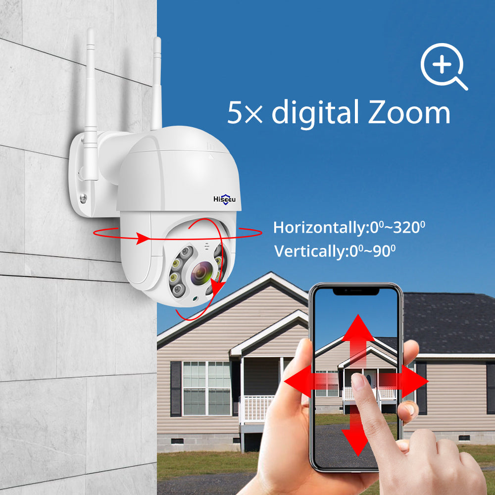 Weatherproof PTZ surveillance camera