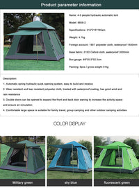 Thumbnail for Lightweight family camping tent