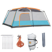 Thumbnail for Blue pop-up camping tent front view