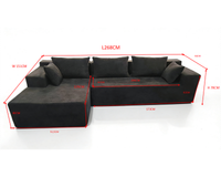 Thumbnail for Deep seating modular sofa