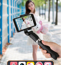 Thumbnail for Selfie stick tripod in use
