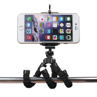Thumbnail for iPhone Tripod Mount Holder Stand + Bluetooth Selfie remote