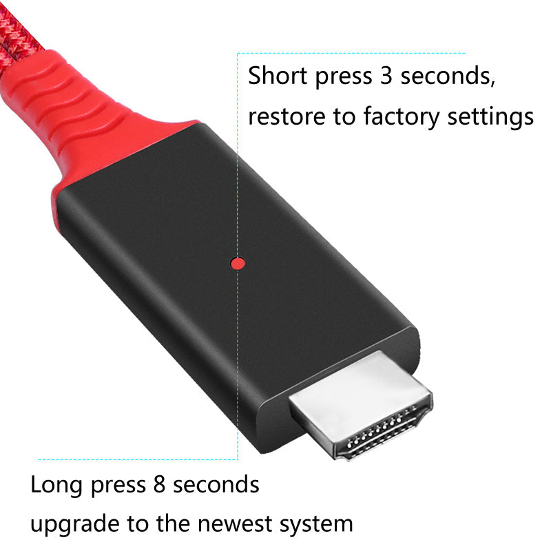 Lightning to HDMI Adapter Screen Mirror Cable