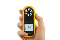 Thumbnail for Close-up of wind speed meter anemometer buttons and controls