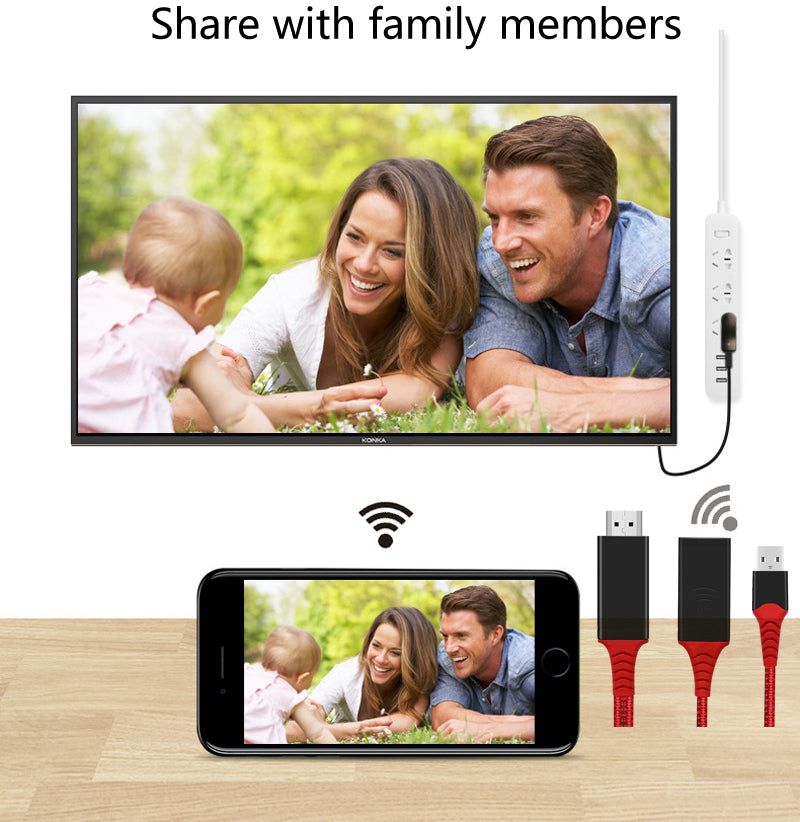 Lightning to HDMI Adapter Screen Mirror Cable