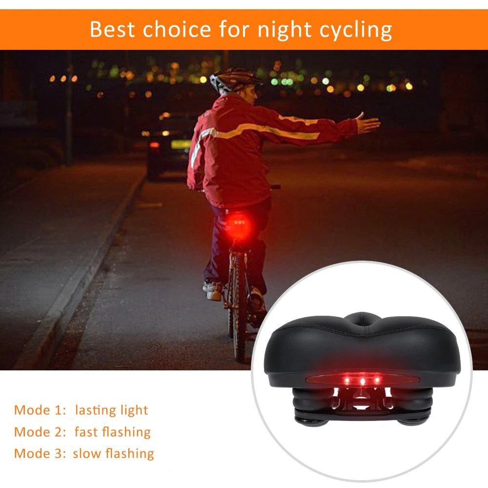 Bike Saddle Bike Seat With Tail light