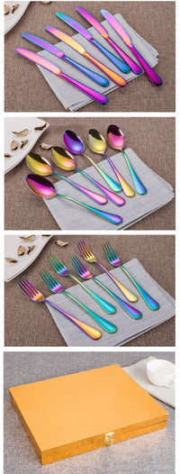 Thumbnail for 24 PCS Stainless Steel Cutlery Set