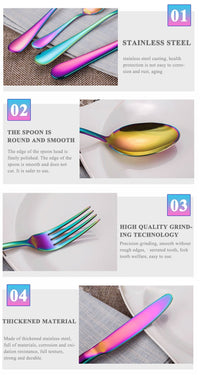 Thumbnail for 24 PCS Stainless Steel Cutlery Set