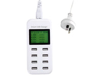 Thumbnail for 8-port USB Charger with LCD Display