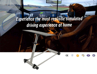 Thumbnail for Gaming wheel table / stand for driving simulator