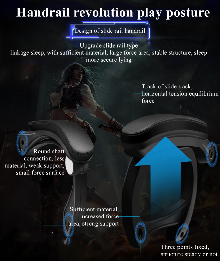 Gaming Chair With Gaming Desk Table