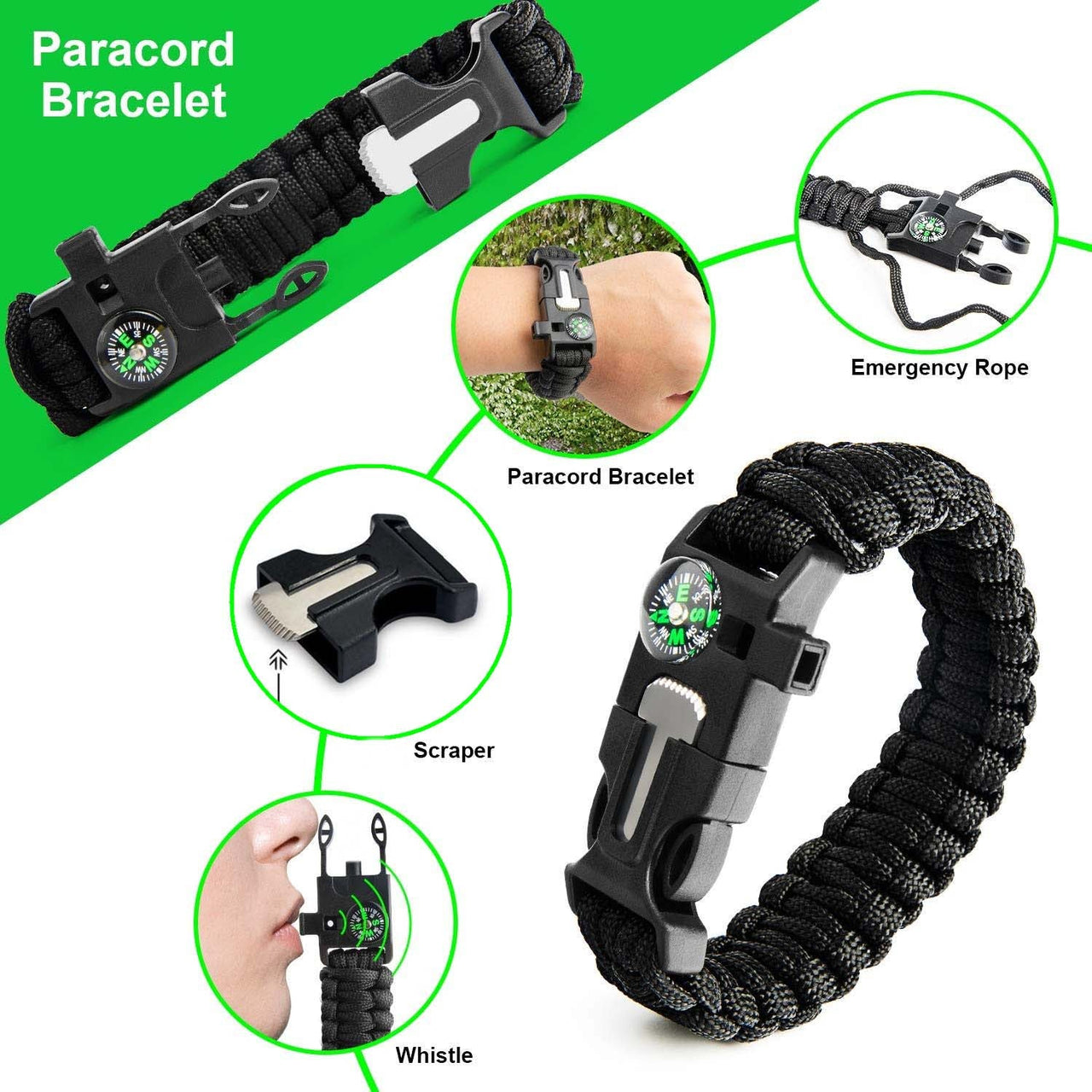 Emergency Survival Kit 163PCS