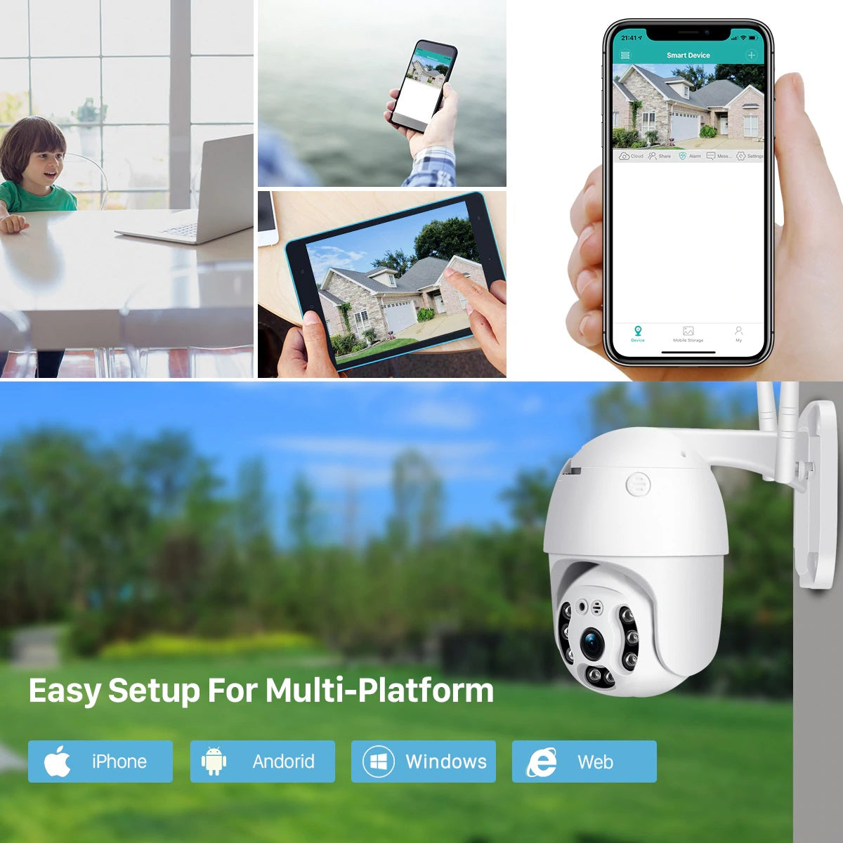 Wireless Security Camera PTZ