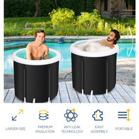 Thumbnail for Close-up of portable ice bath tub 300L PVC material