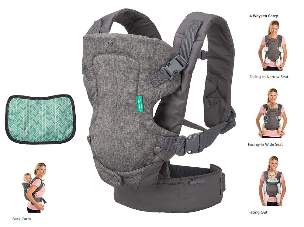Adjustable ergonomic baby carrier