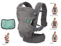 Thumbnail for Adjustable ergonomic baby carrier