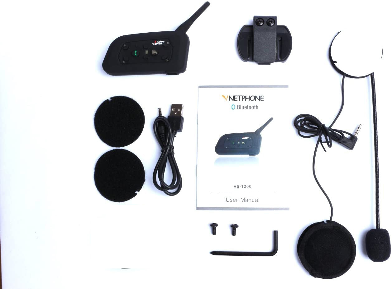 Bluetooth intercom used by group riders