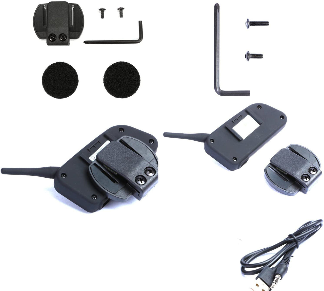 Bluetooth intercom units with microphones