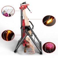 Thumbnail for Gravity Heavy Duty Inversion Table With Headrest & Adjustable Protective Belt Ba - The Shopsite