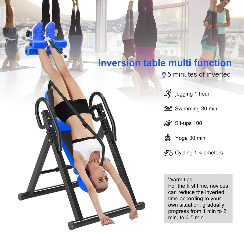 Heavy Duty Gravity Inversion Table for Back Pain Relief NZ | Homyspire