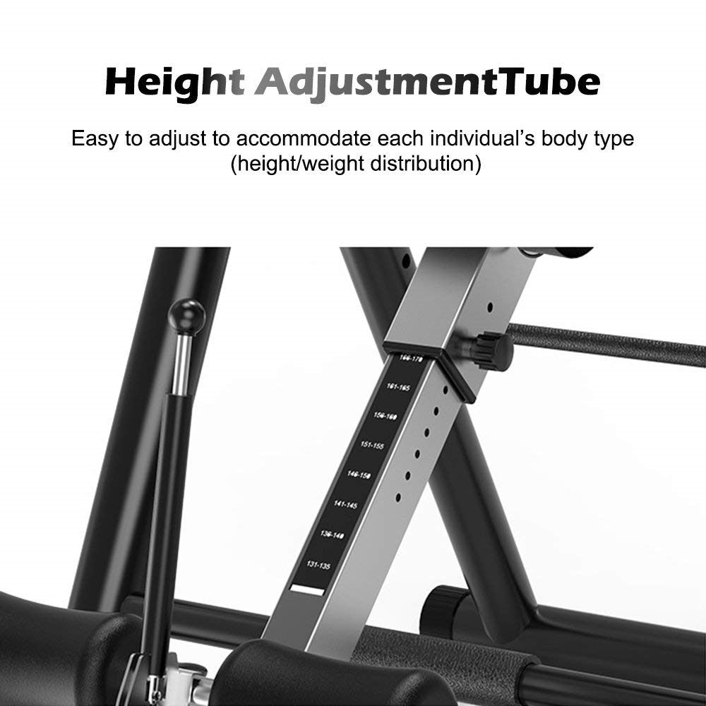 Inversion table ankle holders