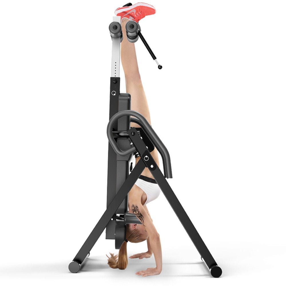 Inversion table ankle holders