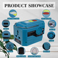 Thumbnail for 200W Power Inverter for Makita 18v Battery