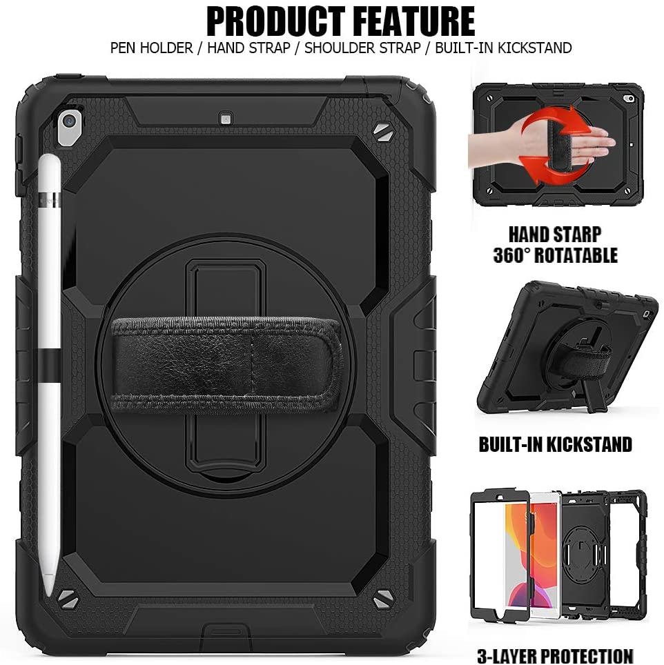 iPad 10.2 Case Rugged Shockproof Case - The Shopsite