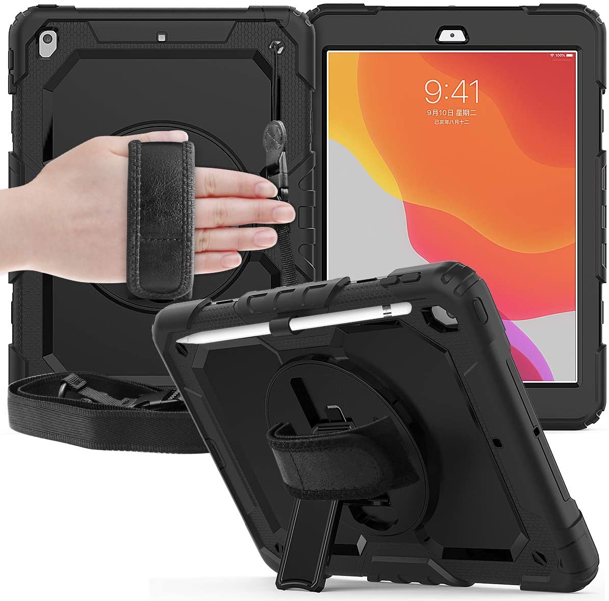 iPad 10.2 Case Rugged Shockproof Case - The Shopsite