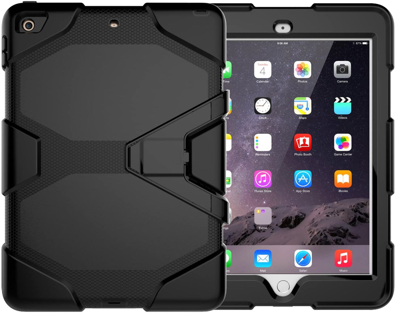 iPad 4 Case iPad 2 iPad 3 Case Cover Rugged Shockproof Case
