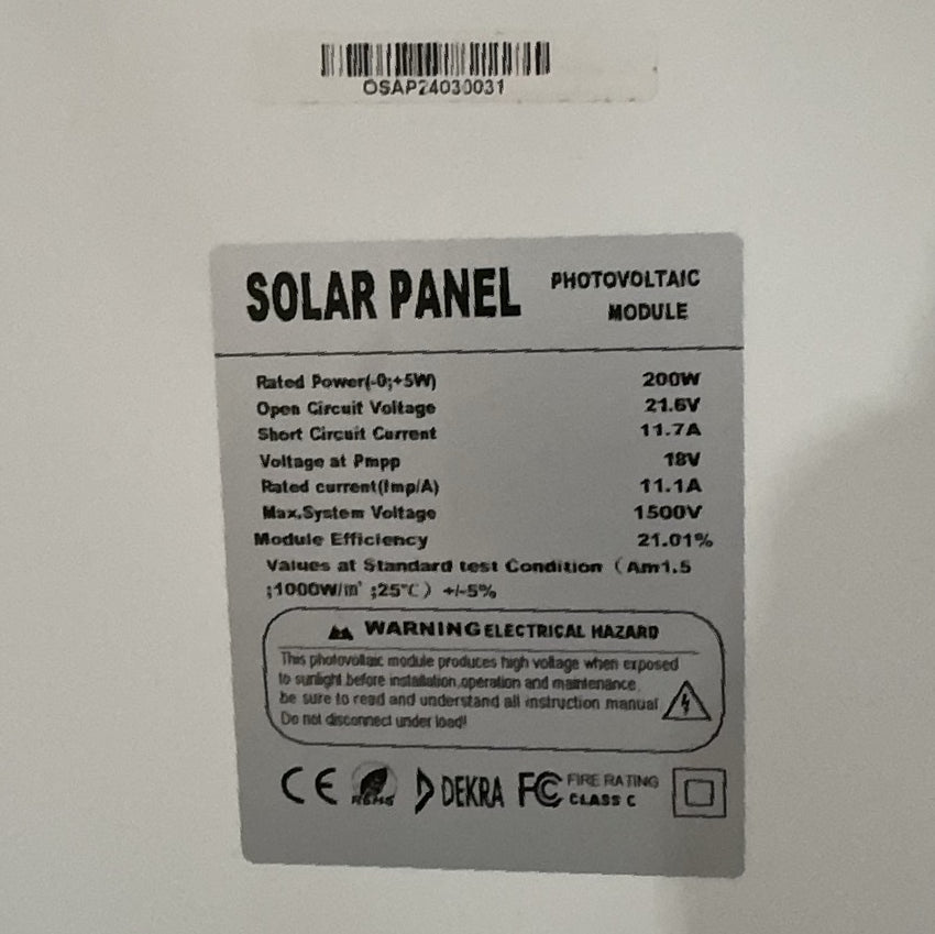 200W Solar Panel Kit