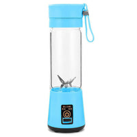 Thumbnail for Portable Blender Juicer Mixer 4 Blade Blue