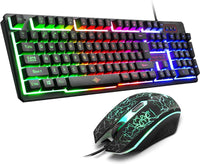 Thumbnail for RGB Gaming Keyboard & Mouse Combo
