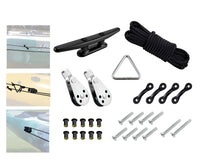 Thumbnail for Anchor trolley kit components laid out