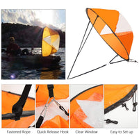 Thumbnail for Kayak Wind Sail Sup Paddle Board Instant Popup for Kayak