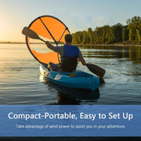 Thumbnail for Kayak Wind Sail Sup Paddle Board Instant Popup for Kayak
