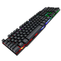 Thumbnail for Gaming keyboard with sandy grinding keycaps