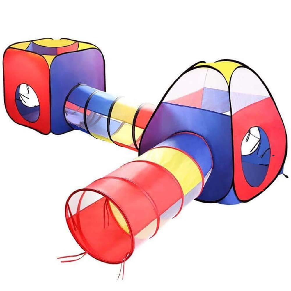 Folding kids tent tipi blue and red colours